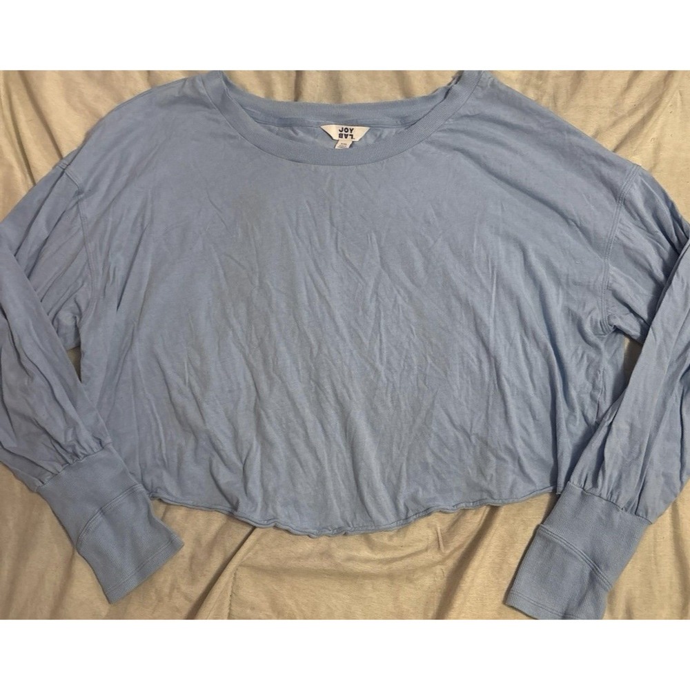 NEW Joylab Blue Boxy Fit Longsleeve‎ Active Tee with Thumbholes, XXL